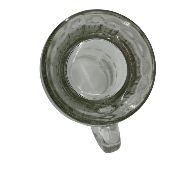 A & W Root Beer ALL AMERICAN FOOD 5 3/4" Heavy Clear Glass Mug 1995 Logo 0781 - Picture 3 of 12